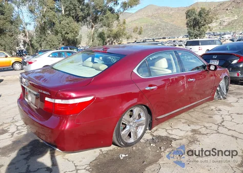 2008 Lexus Ls 460 L from USA, damaged, VIN JTHGL46F285026203